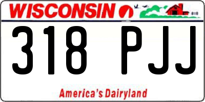 WI license plate 318PJJ