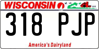 WI license plate 318PJP