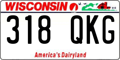 WI license plate 318QKG