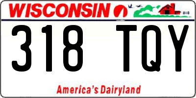 WI license plate 318TQY