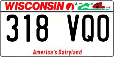 WI license plate 318VQO