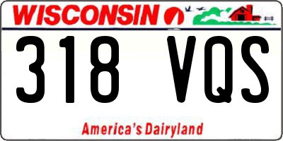 WI license plate 318VQS
