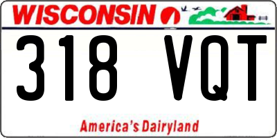 WI license plate 318VQT