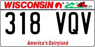 WI license plate 318VQV