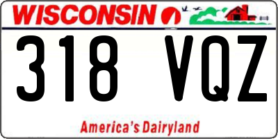WI license plate 318VQZ