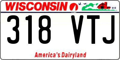 WI license plate 318VTJ