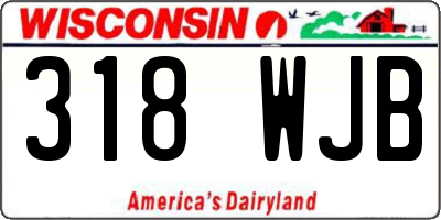 WI license plate 318WJB