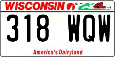 WI license plate 318WQW