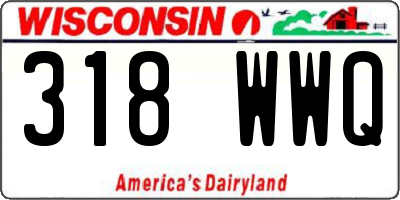 WI license plate 318WWQ