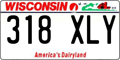 WI license plate 318XLY