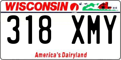 WI license plate 318XMY