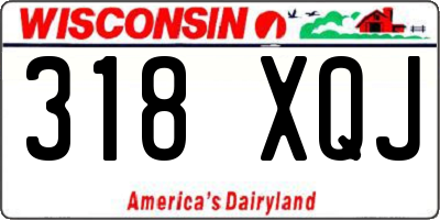 WI license plate 318XQJ
