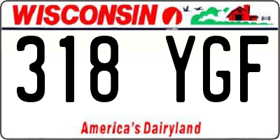 WI license plate 318YGF