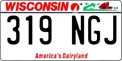 WI license plate 319NGJ
