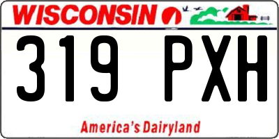 WI license plate 319PXH