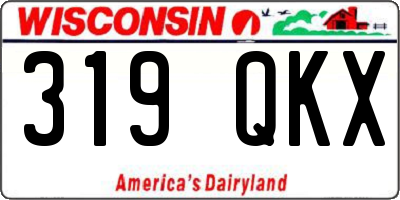 WI license plate 319QKX