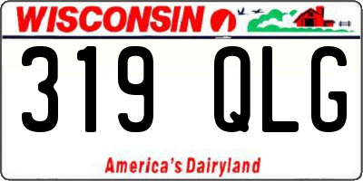 WI license plate 319QLG