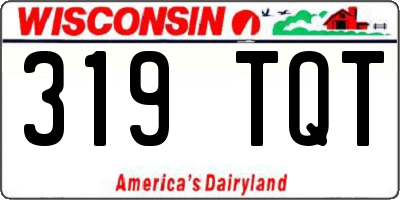 WI license plate 319TQT
