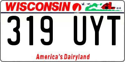 WI license plate 319UYT