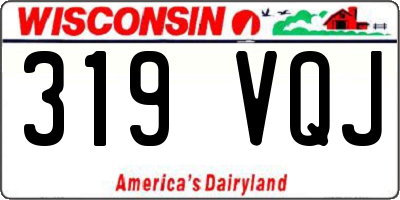 WI license plate 319VQJ