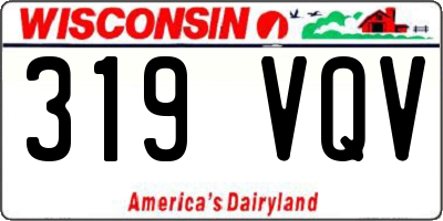 WI license plate 319VQV