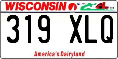 WI license plate 319XLQ