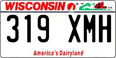 WI license plate 319XMH