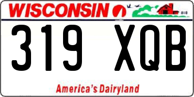 WI license plate 319XQB