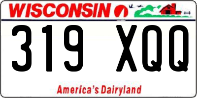 WI license plate 319XQQ