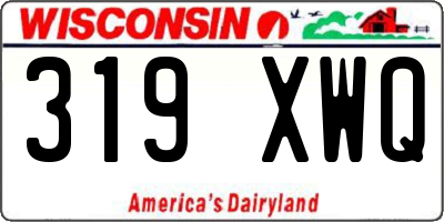 WI license plate 319XWQ
