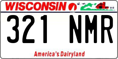 WI license plate 321NMR