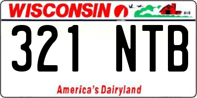 WI license plate 321NTB