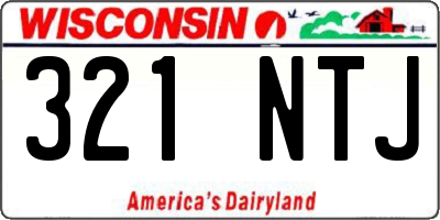 WI license plate 321NTJ