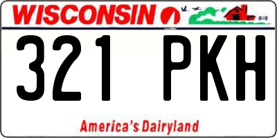 WI license plate 321PKH