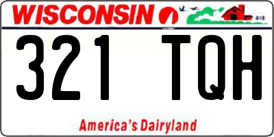 WI license plate 321TQH