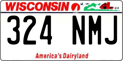 WI license plate 324NMJ