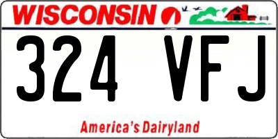 WI license plate 324VFJ