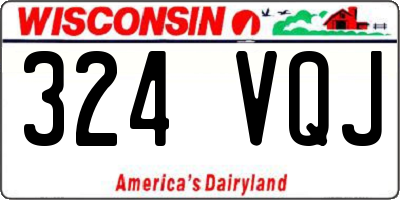 WI license plate 324VQJ