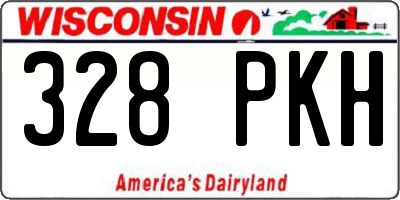 WI license plate 328PKH