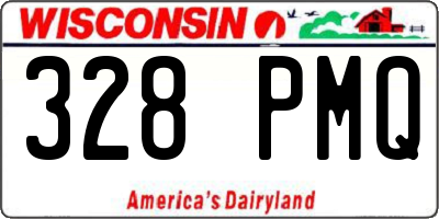 WI license plate 328PMQ