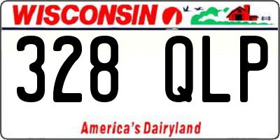 WI license plate 328QLP