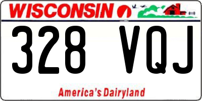 WI license plate 328VQJ