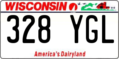 WI license plate 328YGL