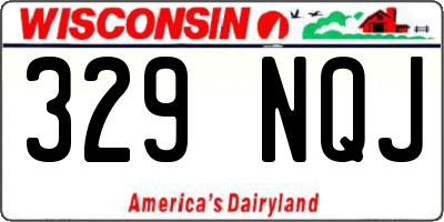WI license plate 329NQJ