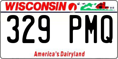 WI license plate 329PMQ
