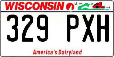 WI license plate 329PXH