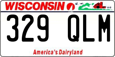 WI license plate 329QLM