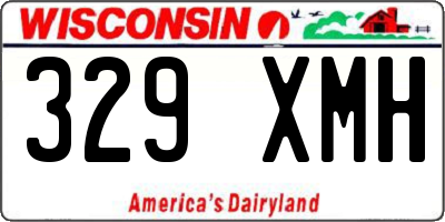 WI license plate 329XMH