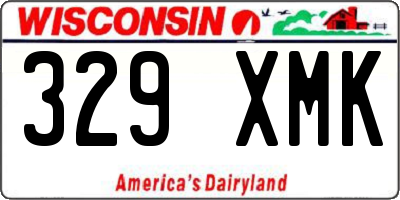 WI license plate 329XMK