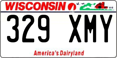 WI license plate 329XMY